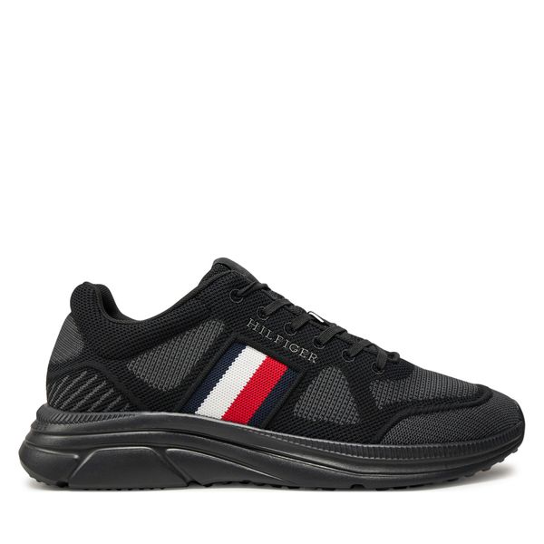 Tommy Hilfiger Сникърси Tommy Hilfiger Modern Runner Knit Evo Ess FM0FM05245 Черен