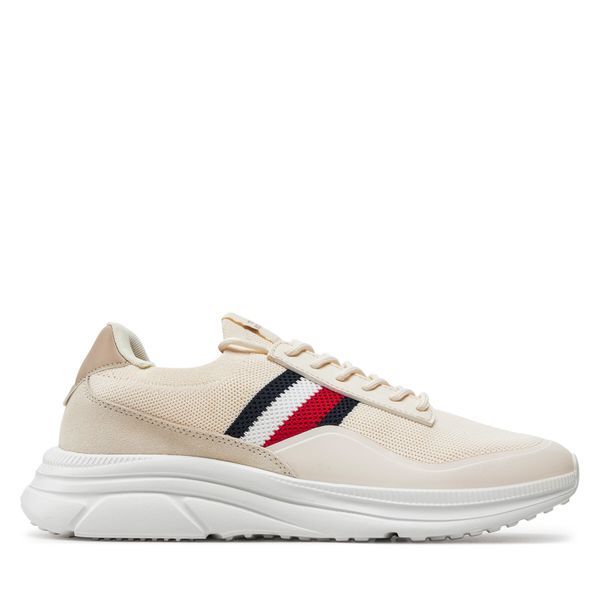 Tommy Hilfiger Сникърси Tommy Hilfiger Modern Runner Premium Knit FM0FM05135 Бежов