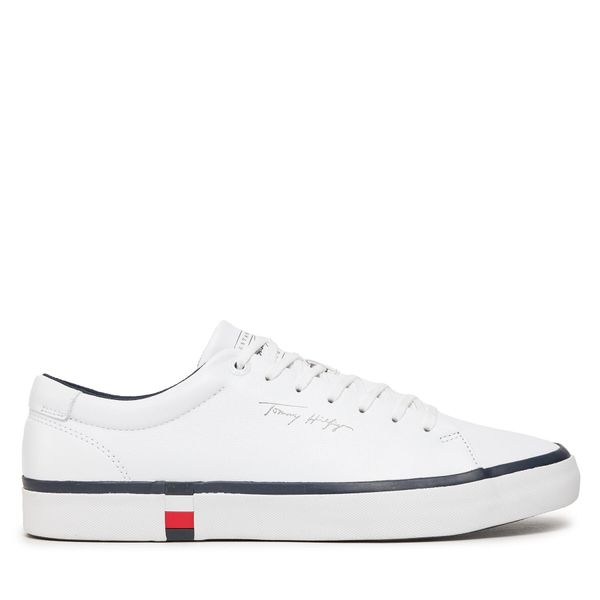 Tommy Hilfiger Сникърси Tommy Hilfiger Modern Vulc Corporate Leather FM0FM04922 Бял