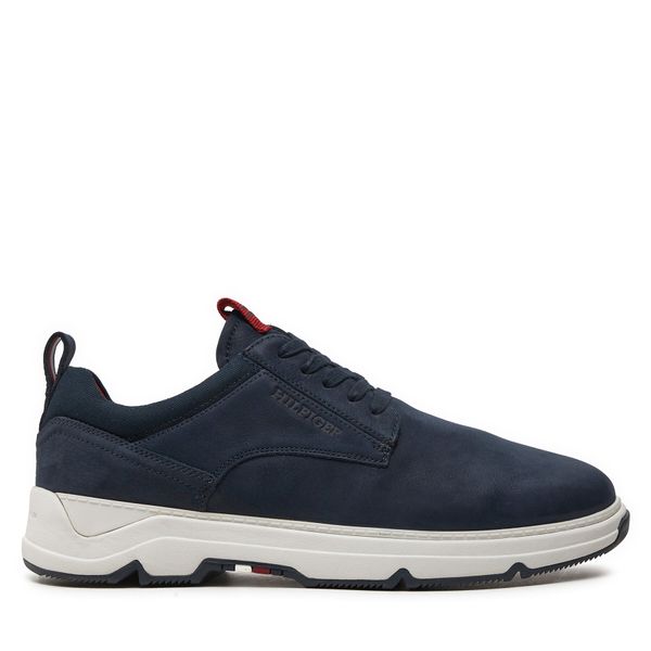 Tommy Hilfiger Сникърси Tommy Hilfiger Nubuck Mix Hybrid Shoe FM0FM05092 Тъмносин