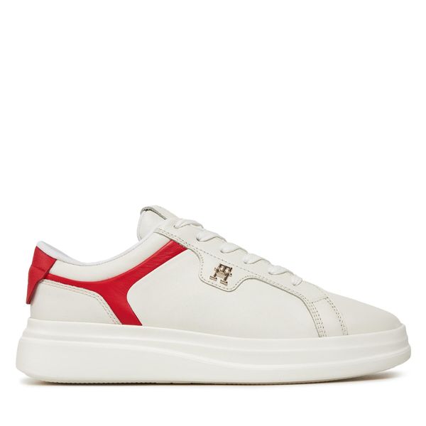 Tommy Hilfiger Сникърси Tommy Hilfiger Pointy Court Sneaker FW0FW07460 Екрю