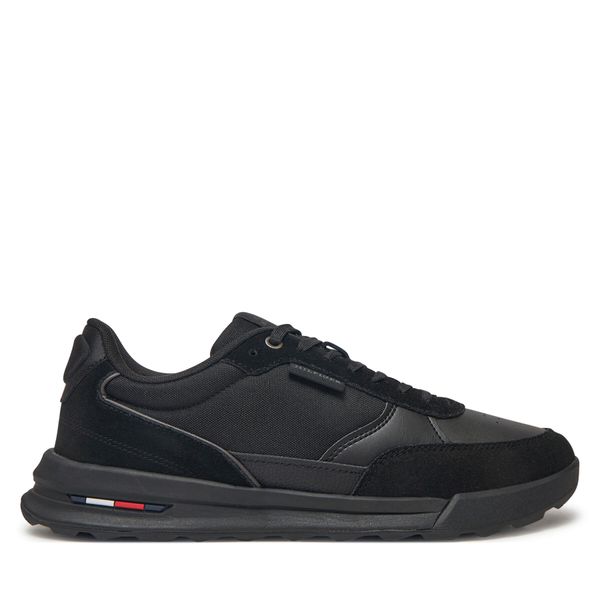Tommy Hilfiger Сникърси Tommy Hilfiger Retro Runner Mix Rwb FM0FM05371 Черен