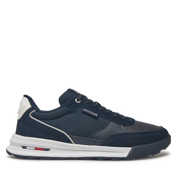Tommy Hilfiger Сникърси Tommy Hilfiger Retro Runner Mix Rwb FM0FM05371 Тъмносин