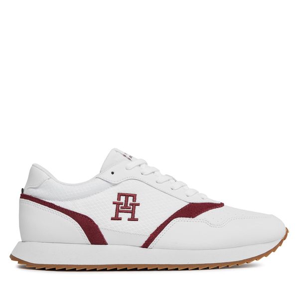 Tommy Hilfiger Сникърси Tommy Hilfiger Runner Evo Mix Lth Mix FM0FM04887 Бял