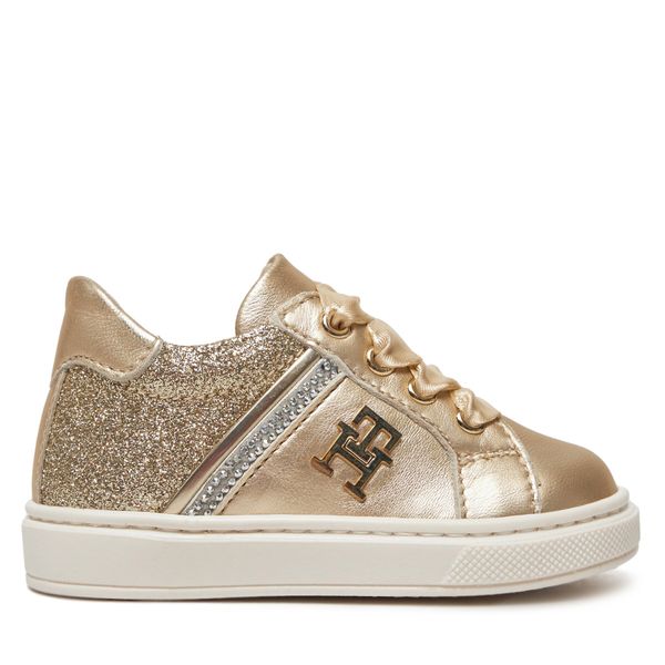 Tommy Hilfiger Сникърси Tommy Hilfiger Sneaker Bassa Allacciata T1A9-33932-0829 M Златист