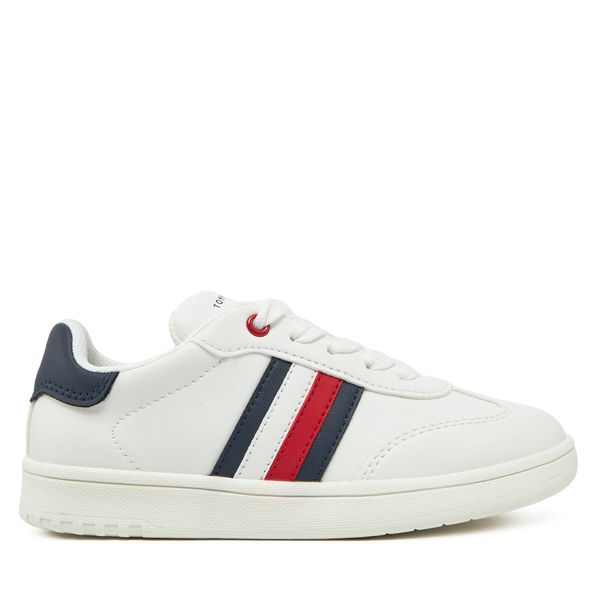 Tommy Hilfiger Сникърси Tommy Hilfiger Stripe Low Cut Lace-Up Sneaker T3X9-33850-1355 M Бял