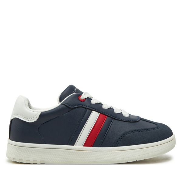 Tommy Hilfiger Сникърси Tommy Hilfiger Stripe Low Cut Lace-Up Sneaker T3X9-33851-1269 M Тъмносин