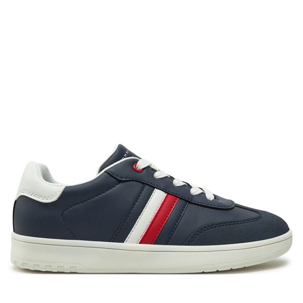 Tommy Hilfiger Сникърси Tommy Hilfiger Stripe Low Cut Lace-Up Sneaker T3X9-33851-1269 S Тъмносин