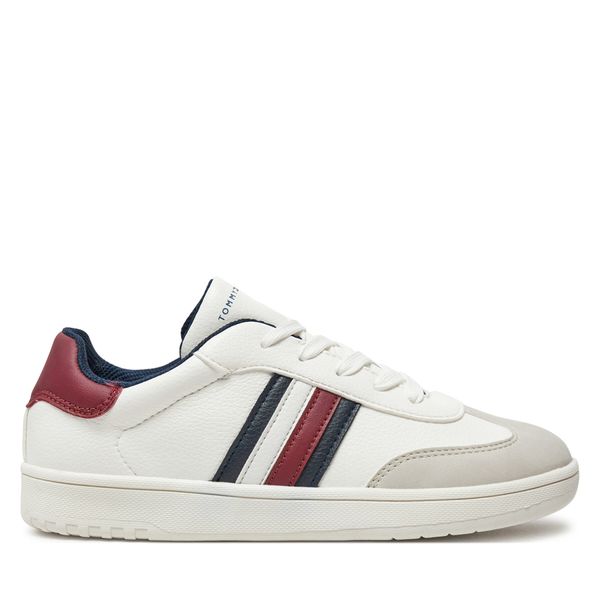 Tommy Hilfiger Сникърси Tommy Hilfiger Stripes Low Cut Lace-Up Sneaker T3X9-33645-1269 Бял