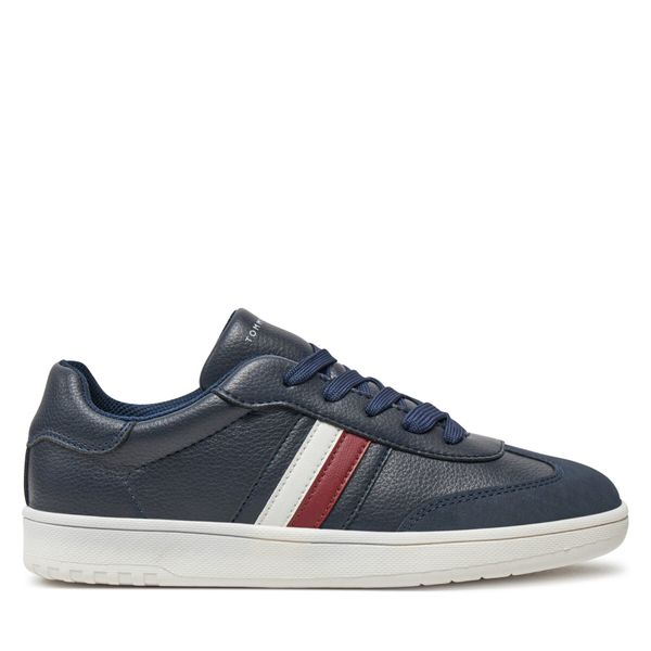 Tommy Hilfiger Сникърси Tommy Hilfiger Stripes Low Cut Lace-Up Sneaker T3X9-33645-1269 Тъмносин