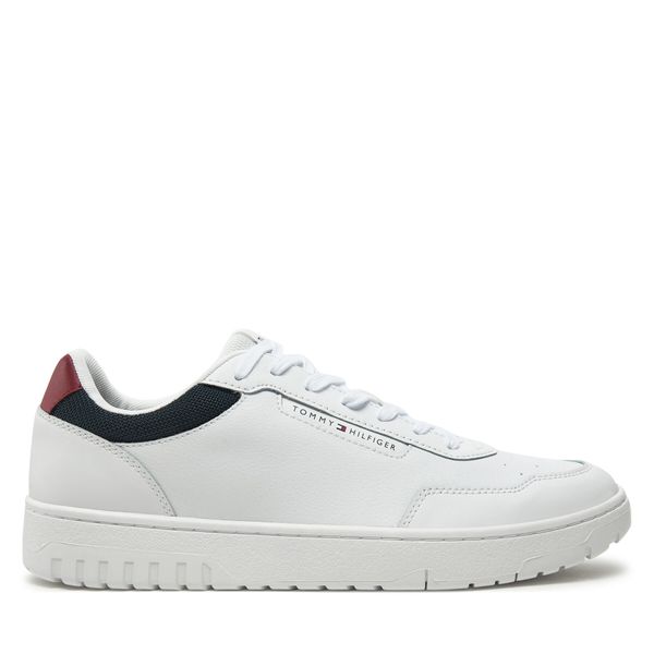 Tommy Hilfiger Сникърси Tommy Hilfiger Th Basket Core Lite Lth FM0FM05369 Бял