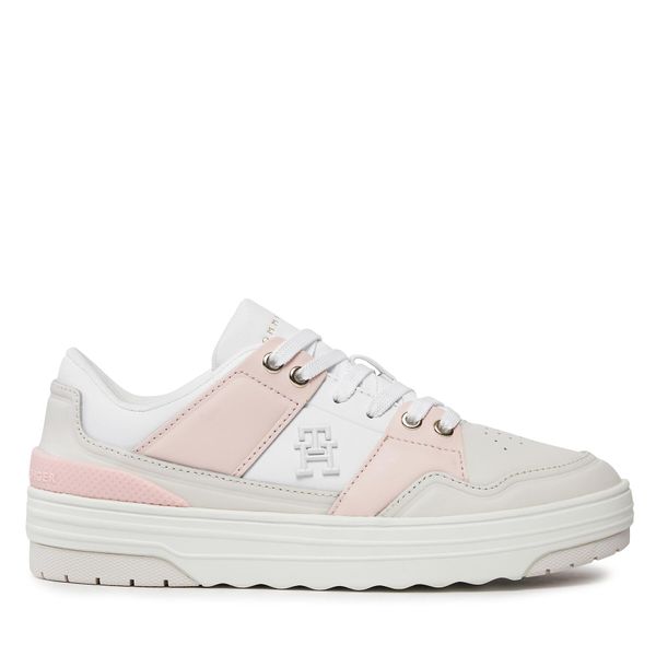 Tommy Hilfiger Сникърси Tommy Hilfiger Th Basket Sneaker Lo FW0FW07756 Сив