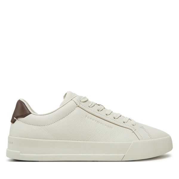 Tommy Hilfiger Сникърси Tommy Hilfiger Th Court Best Tumbled Lth FM0FM05324 Бежов