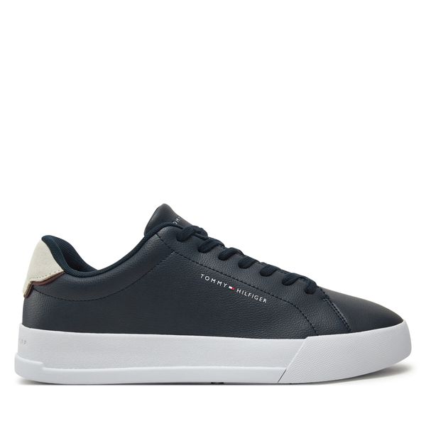 Tommy Hilfiger Сникърси Tommy Hilfiger Th Court Lth Detail Ess FM0FM05367 Тъмносин