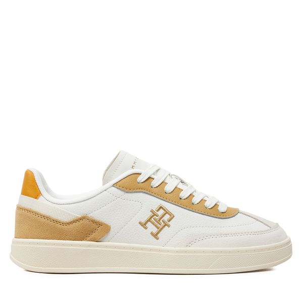 Tommy Hilfiger Сникърси Tommy Hilfiger Th Heritage Court Sneaker Sde FW0FW08037 Бял