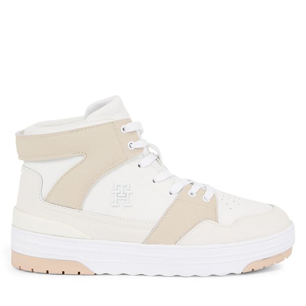 Tommy Hilfiger Сникърси Tommy Hilfiger Th Hi Basket Sneaker FW0FW07308 Бял