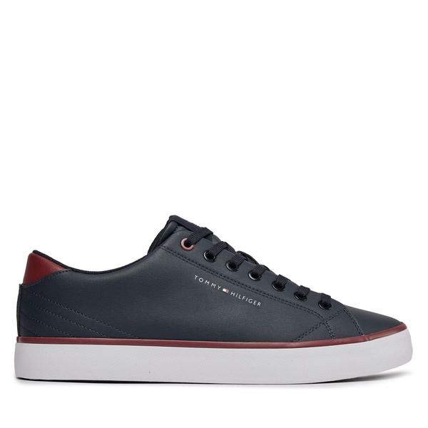Tommy Hilfiger Сникърси Tommy Hilfiger Th Hi Vulc Core Low Leather FM0FM05041 Тъмносин