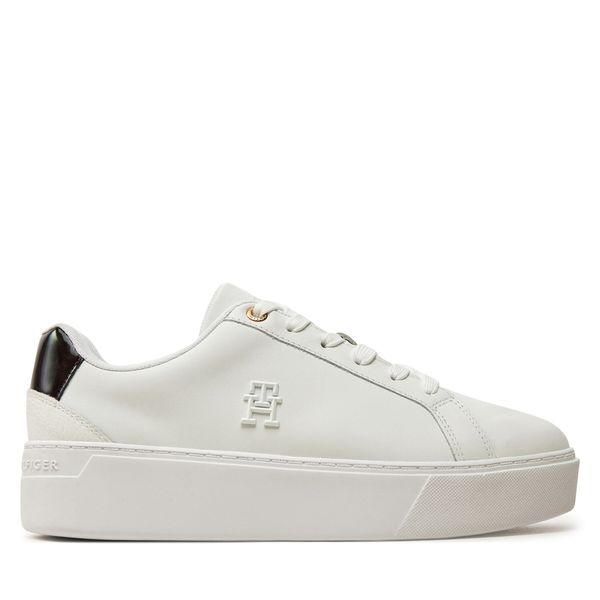 Tommy Hilfiger Сникърси Tommy Hilfiger Th Platform Court Sneaker FW0FW08614 Бял