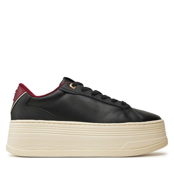 Tommy Hilfiger Сникърси Tommy Hilfiger Th Platform Sneaker Triangle FW0FW08115 Черен