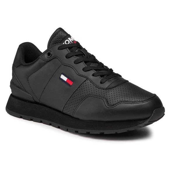 Tommy Jeans Сникърси Tommy Jeans Lifestyle Lea Runner EM0EM00665 Черен