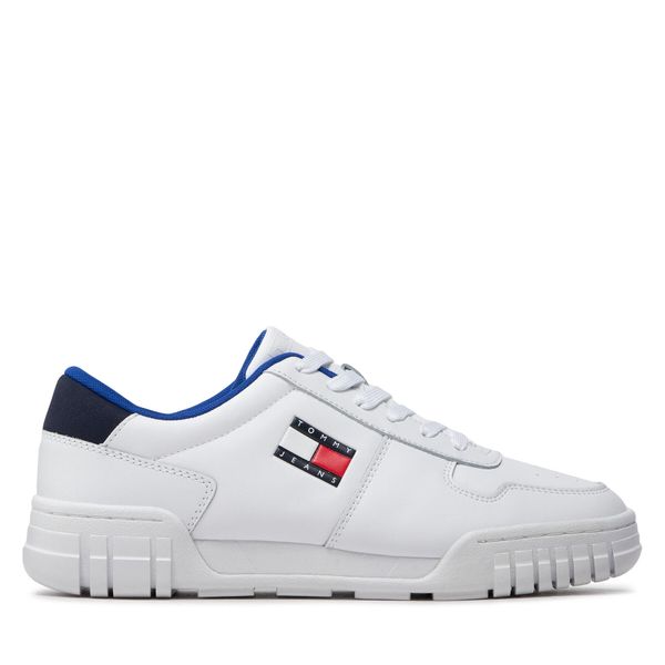 Tommy Jeans Сникърси Tommy Jeans Retro Leather Cupsole EM0EM01068 White YBR