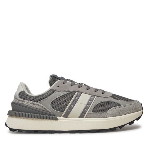 Tommy Jeans Сникърси Tommy Jeans Technical Runner Ess EM0EM01537 Сив