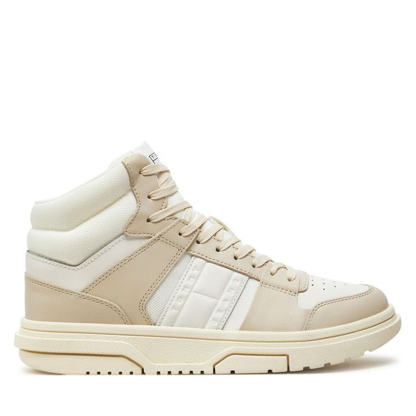 Tommy Jeans Сникърси Tommy Jeans The Brooklyn Mid Top EN0EN02579 Екрю