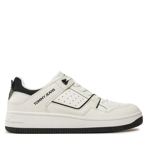 Tommy Jeans Сникърси Tommy Jeans Tjm Basket Retro Cupsole Wl EM0EM01464 Бял