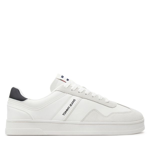 Tommy Jeans Сникърси Tommy Jeans Tjm Leather Retro Cupsole EM0EM01414 Екрю
