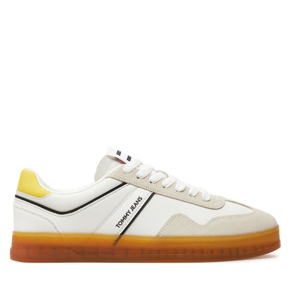 Tommy Jeans Сникърси Tommy Jeans Tjm Leather Retro Cupsole EM0EM01414 Екрю