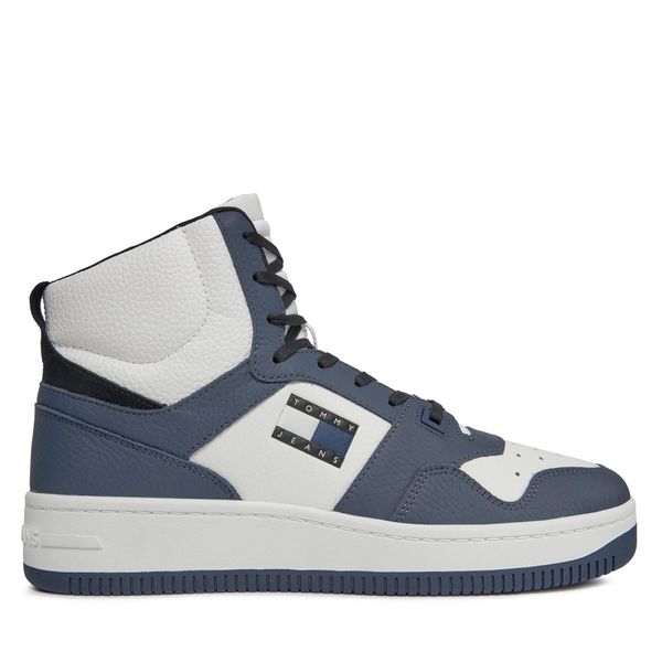 Tommy Jeans Сникърси Tommy Jeans Tjm Retro Basket Sneaker Mid EM0EM01401 Тъмносин