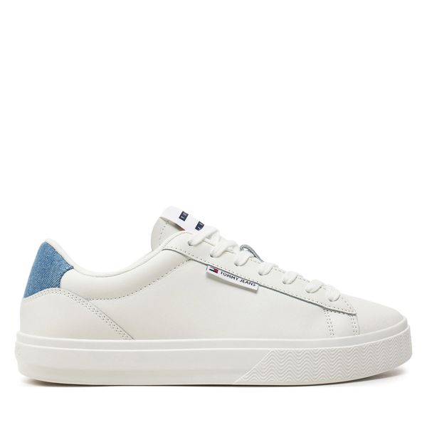 Tommy Jeans Сникърси Tommy Jeans Tjw Cupsole Sneaker Denim EN0EN02652 Екрю