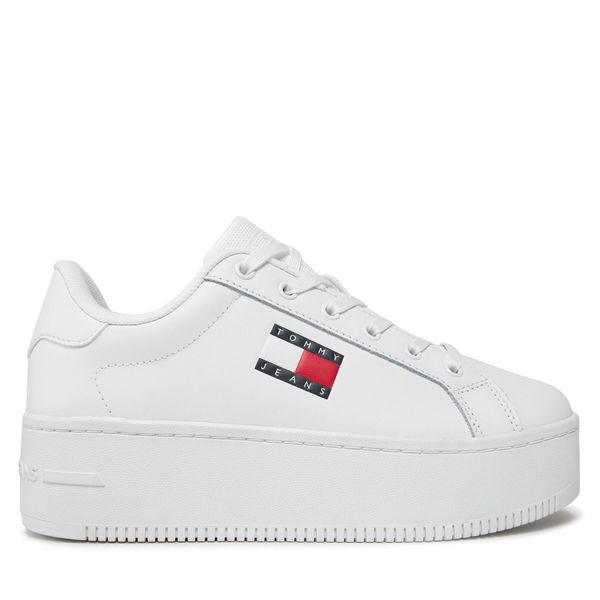 Tommy Jeans Сникърси Tommy Jeans Tjw Flatform Ess EN0EN02518 Бял