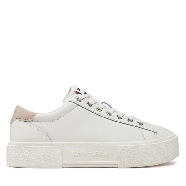 Tommy Jeans Сникърси Tommy Jeans Tjw Foxing Flatform Sneaker EN0EN02567 Екрю