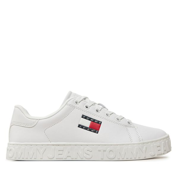 Tommy Jeans Сникърси Tommy Jeans Tjw Logo Outsole Sneaker Ess EN0EN02703 Бял