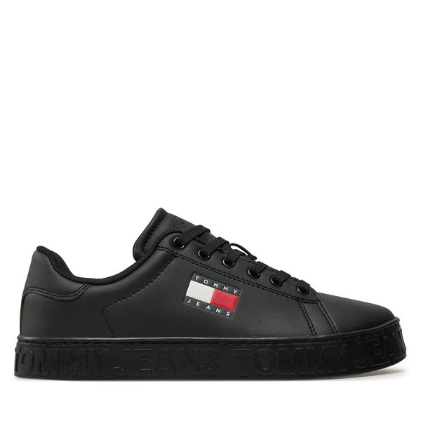 Tommy Jeans Сникърси Tommy Jeans Tjw Logo Outsole Sneaker Ess EN0EN02703 Черен