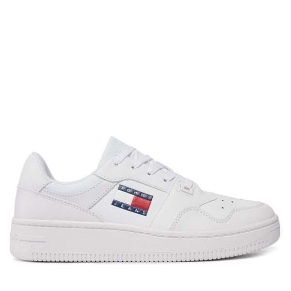 Tommy Jeans Сникърси Tommy Jeans Tjw Retro Basket Ess EN0EN02505 Бял