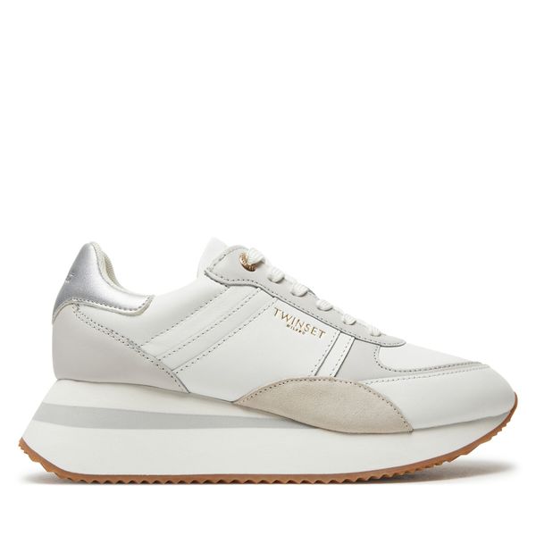 TWINSET Сникърси TWINSET 242TCP026 Бял