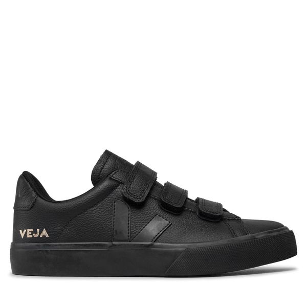 Veja Сникърси Veja Recife Logo Chromefree Leather RC0502955A Черен