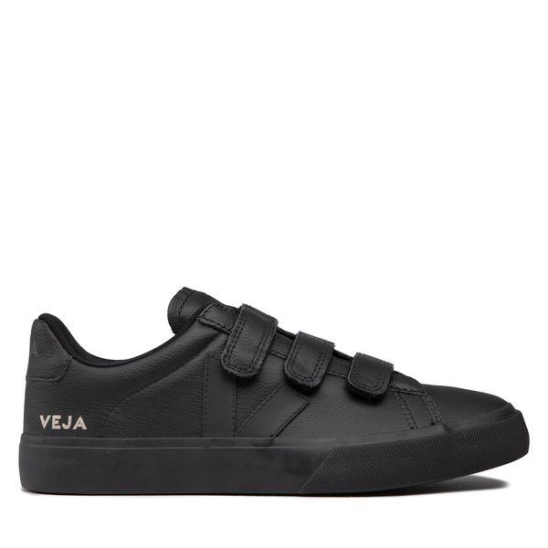 Veja Сникърси Veja Recife Logo Chromefree RC0502955B Черен