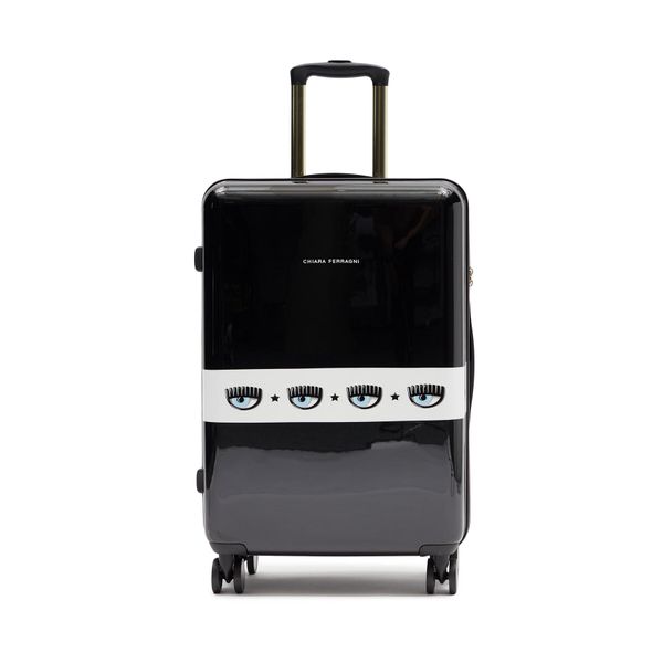 Chiara Ferragni Среден куфар Chiara Ferragni 75SB0LA2 Nero / Black 899