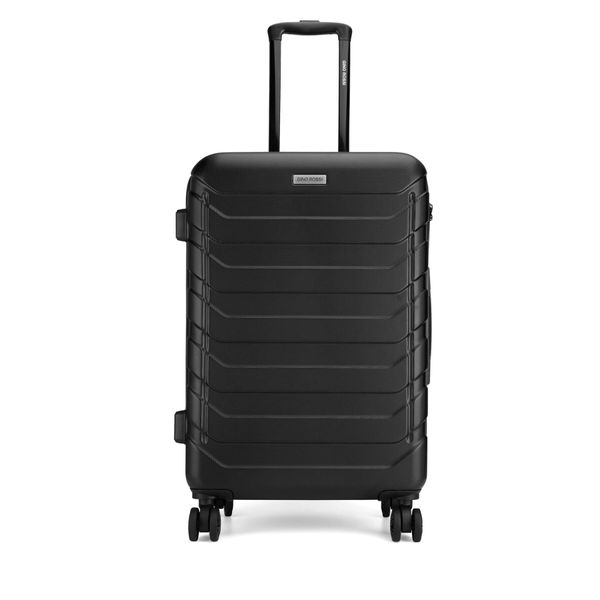 Gino Rossi Среден куфар Gino Rossi GIN-M-001-05-BLACK Черен