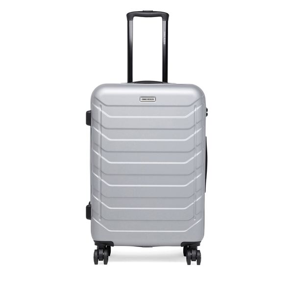 Gino Rossi Среден куфар Gino Rossi GIN-M-003-05-SILVER Сребрист