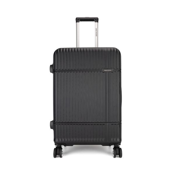 Gino Rossi Среден куфар Gino Rossi GIN-WAL-002-CCC-M Черен