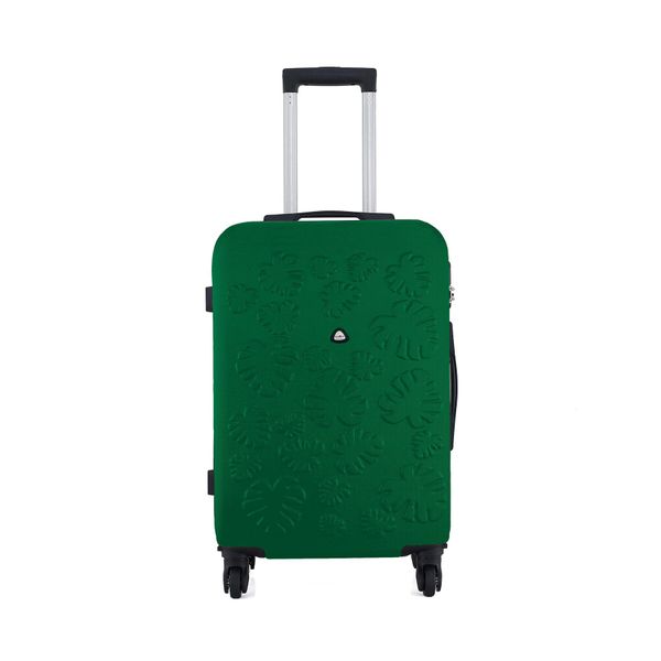 Semi Line Среден куфар Semi Line T5622-4 Зелен