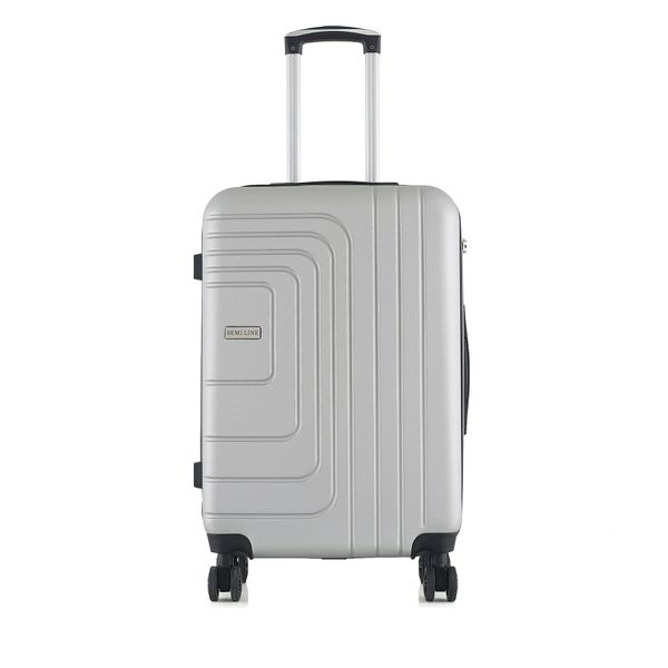 Semi Line Среден куфар Semi Line T5762-3 Сребрист