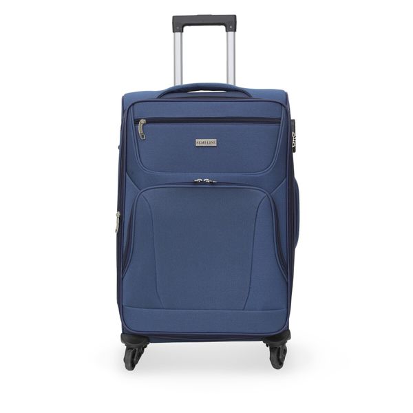 Semi Line Среден куфар Semi Line T5772-2 Тъмносин