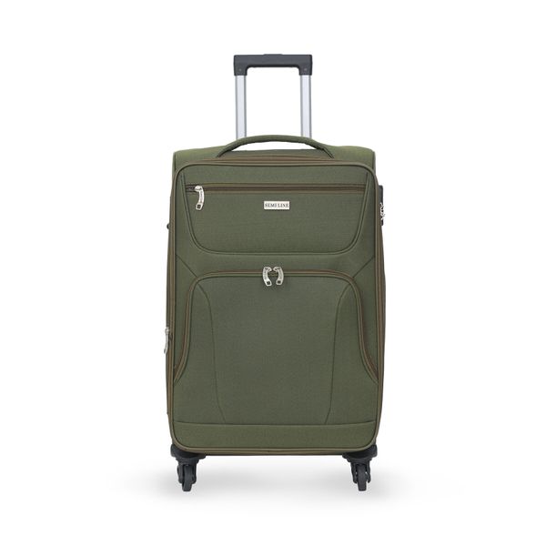 Semi Line Среден куфар Semi Line T5773-2 Зелен