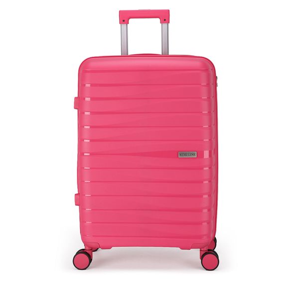 Semi Line Среден куфар Semi Line T5796-2 Розов