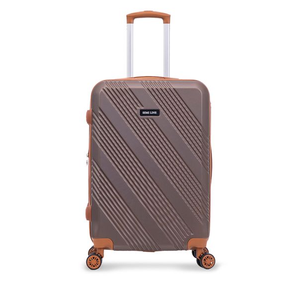 Semi Line Среден куфар Semi Line T5850-2 Кафяв